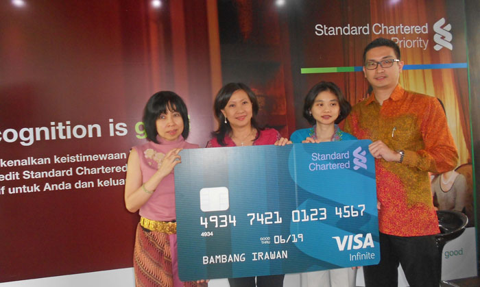 Standard Chartered Indonesia Luncurkan Visa Infinite